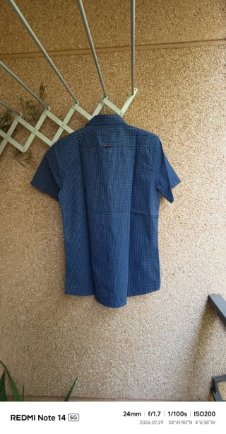 Camisa INS&CO azul talla S nueva