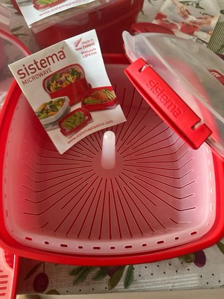 5 Contenitori microonde Sistema rossi