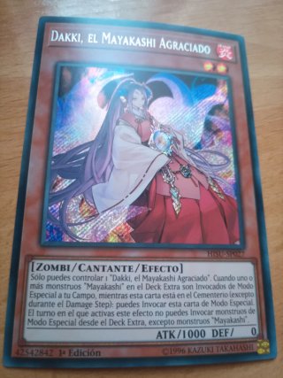 Dakki, el Mayakashi Agraciado - Yugioh (Esp)