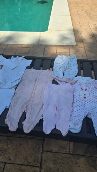Lote 10 Ropita Bebé Niña 0-6 Meses