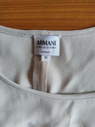 Canotta in seta Armani