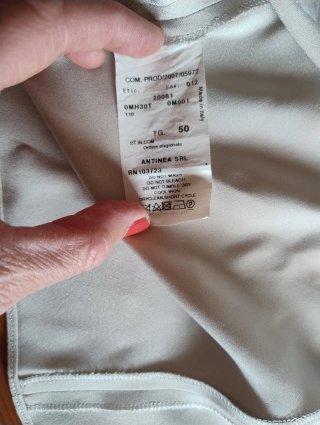 Canotta in seta Armani