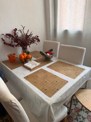 Mesa comedor Ikea blanca 6 personas