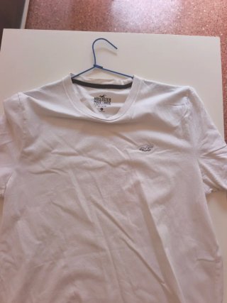 Camiseta Hollister Blanca Talla M