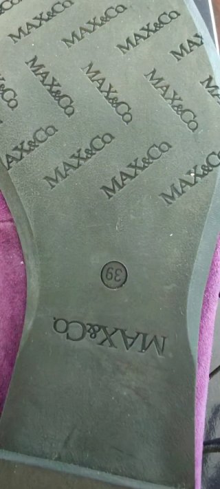 Ballerine scamosciate Max&Co viola Tg 39