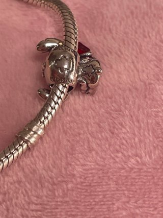 Charm Stitch con Rosa Roja