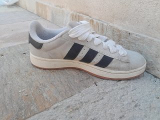 Zapatillas Adidas Campus Beige/Negras