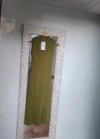 Vestido verde zara