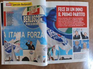 Gente settimanale Addio Silvio Berlusocni