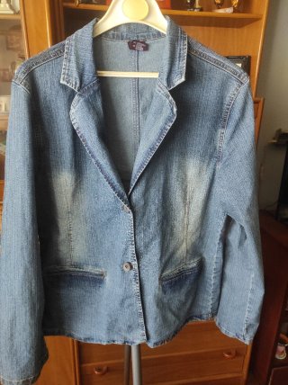 Cazadora vaquera azul