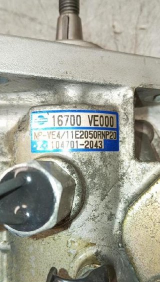 Nissan 45310 16700 ve000 bomba inyectora terrano