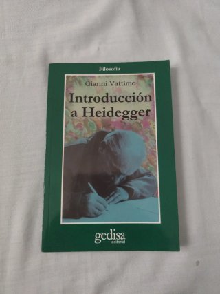 Introducción a Heidegger Gianni Vattimo