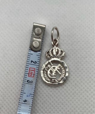 Colgante Escudo Real Madrid Plata de ley