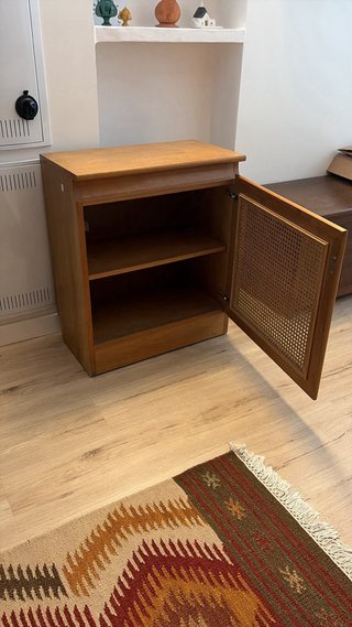 Mueble Madera Rattan Diseño Nórdico