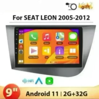 Radio Android 9" Seat Leon 2005-2012