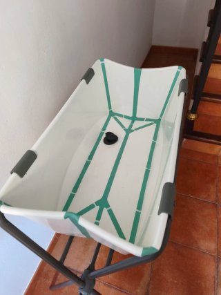 Bañera flexible para bebé