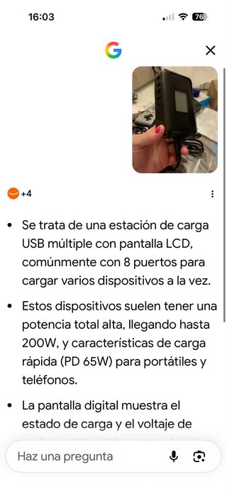 Cargador USB Múltiple con Pantalla