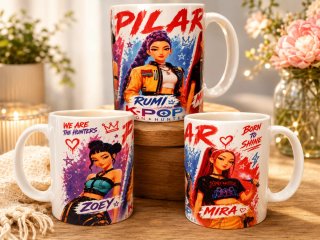 Tazas Personalizadas K-pop. rumi,zoey y mira