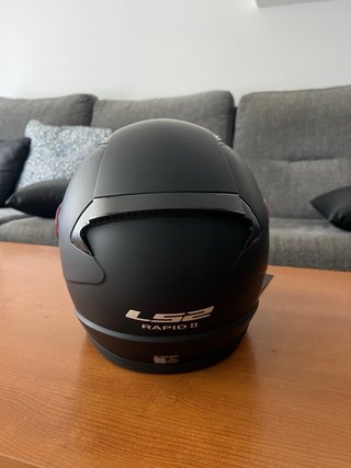 Casco LS2 Rapid II Negro Nuevo Talla S