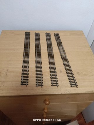 Vías de tren para maquetas