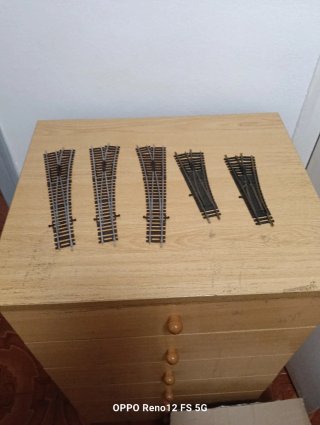 Vías de tren para maquetas
