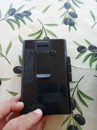 Radio Cassette Sanyo Negra