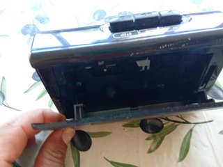 Radio Cassette Sanyo Negra