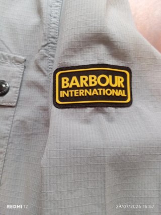 Sobrecamisa Barbour Internacional azul/gris