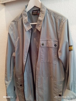 Sobrecamisa Barbour Internacional azul/gris
