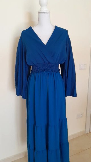 Gonna Maxi + Blusa Blu