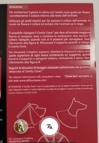 Collare elisabettiano cani Comfy Cone