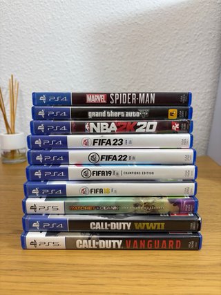 PlayStation + Mando Dualsense + 10 Videojuegos