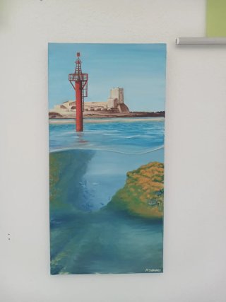 Cuadro Lienzo Pintado a Mano chiclana son unicos