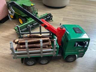 Lote Juguetes Bruder Camión Basura, Tractor, etc