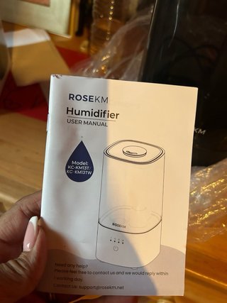 Humidificador ROSEKM KC-KM13T Negro Nuevo