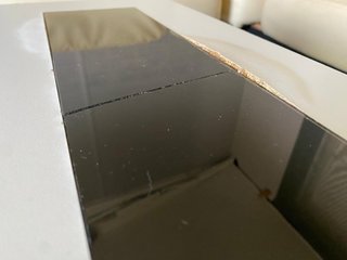 Mesa de centro moderna blanca con cristal
