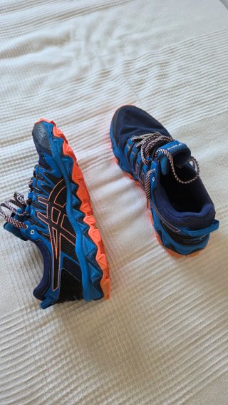 Zapatillas ASICS Trail Running Azul/Naranja