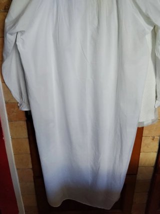 Camicia da notte Linclarlor cotone bianca tg 52