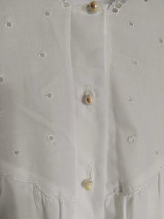 Camicia da notte Linclarlor cotone bianca tg 52