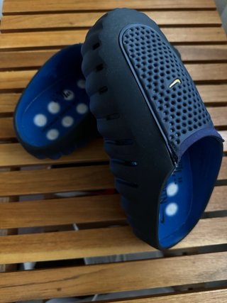 Zapatillas Nike Mules Negras y Azules