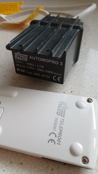 Receptor Toldo Telco AUTOMOPRO3 + TELEPRO01
