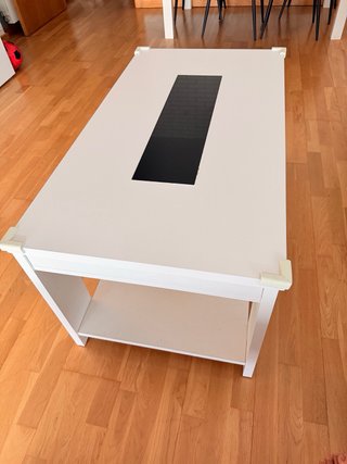 Conjunto mesa de comedor y mesa auxiliar
