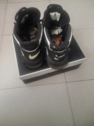 Zapatos Nike Air More Uptempo Negro Blanco