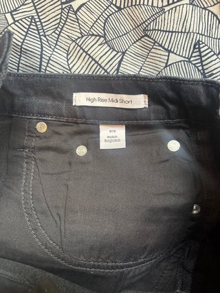 Pantalón corto Calvin Klein negro Talla W28