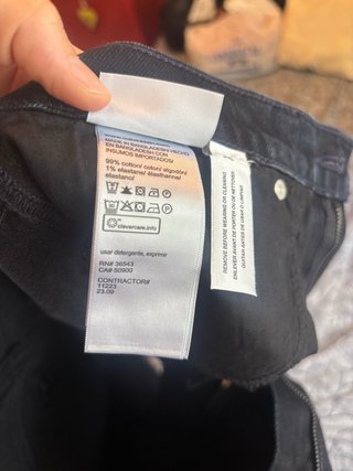 Pantalón corto Calvin Klein negro Talla W28