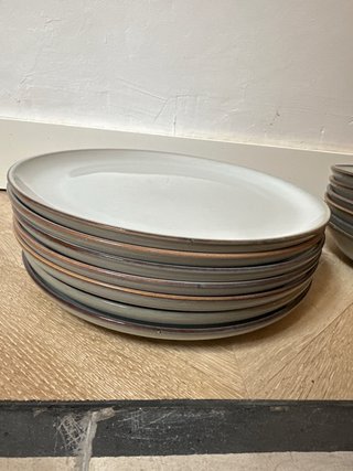 set de vajilla de cerámica 32 piezas ikea Gladelig