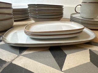 set de vajilla de cerámica 32 piezas ikea Gladelig