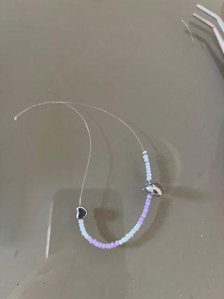 Braccialetti perline cuore