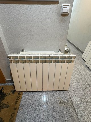 Radiadores de aluminio blancos