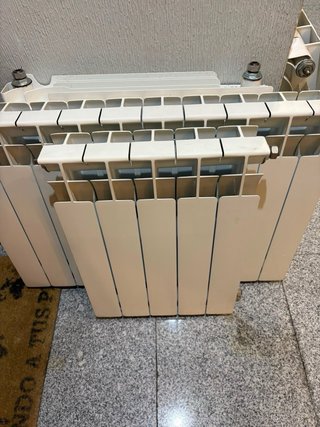 Radiadores de aluminio blancos